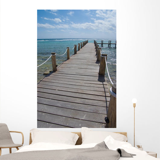 A Walk at the Pier Wall Mural