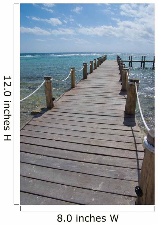 A Walk at the Pier Wall Mural