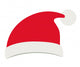 Santas hat icon. Merry Christmas season decoration figure theme. Isolated design. Vector illustration Wall Decal