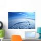 Airplane Contrails Blue Sky Wall Decal