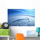 Airplane Contrails Blue Sky Wall Decal