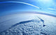Airplane Contrails Blue Sky Wall Decal
