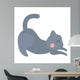 Cat Cartoon Style Vector Wall Decal
