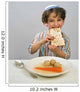 boy matzo ball soup Wall Mural