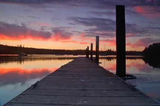Sitting Dock Bay Wall Decal