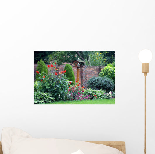 Country Garden in Bloom Wall Mural