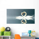 Love Swans Wall Mural
