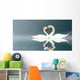 Love Swans Wall Mural
