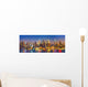 Manhattan Night New York Panorama Skyline Wall Decal
