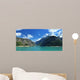 aussicht auf hohe berge  Wall Mural