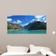aussicht auf hohe berge  Wall Mural