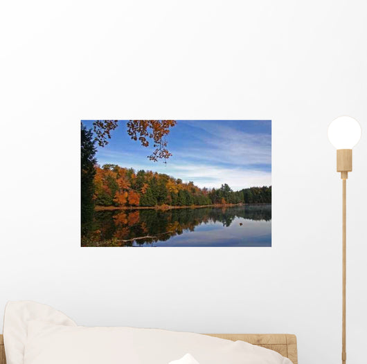 Autumn Lake Wall Decal