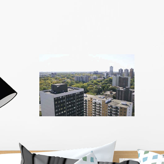 Downtown Winnipeg Skyline Wall Decal