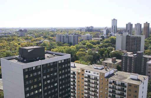 Downtown Winnipeg Skyline Wall Decal