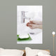 Washing hands in bathroom 2 Wall Mural