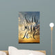 Faith, hope, love. Inspirational and motivational quote. Modern brush calligraphy. Words about God. Sky, clouds, sun, rays.Hand drawing lettering. Wall Mural