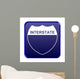 Interstate sign Wall Decal