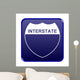 Interstate sign Wall Decal