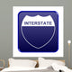 Interstate sign Wall Decal