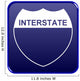 Interstate sign Wall Decal