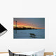 Winter Sunset Wall Decal