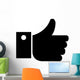 Symbol like Thumbs up Wall Decal