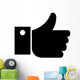 Symbol like Thumbs up Wall Decal