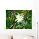 Illustration of Tropical Forest Wall Mural