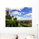 Burgruine und Weinfelder Wall Mural