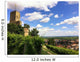 Burgruine und Weinfelder Wall Mural