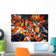 Mass of Carp Fish in the Pool Wall Mural