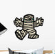 Spooky Mummy Character Wall Decal