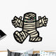 Spooky Mummy Character Wall Decal