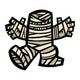 Spooky Mummy Character Wall Decal
