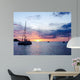 coucher de soleil dans les Grenadines Wall Mural