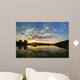 Sonnenuntergang am See, im Naturschutzgebiet Wall Mural