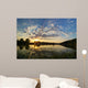 Sonnenuntergang am See, im Naturschutzgebiet Wall Mural