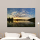 Sonnenuntergang am See, im Naturschutzgebiet Wall Mural