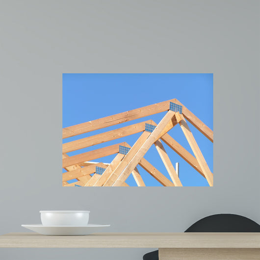 Roof Truss Wall Mural