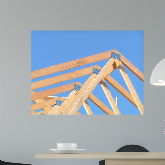 Roof Truss Wall Mural