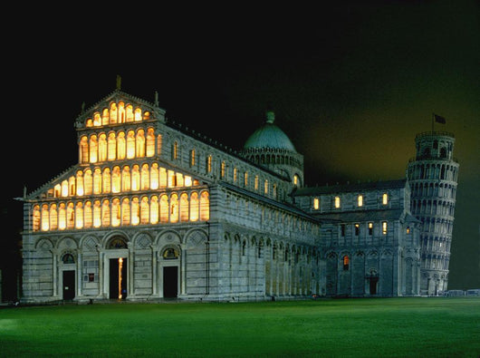 Leaning Tower Lit up Wall Decal