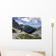 Bergwanderer im alpinen Hochgebirge Wall Mural