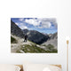 Bergwanderer im alpinen Hochgebirge Wall Mural