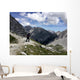 Bergwanderer im alpinen Hochgebirge Wall Mural