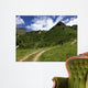 Wanderer im Hochgebirge Tirols Wall Mural