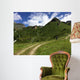 Wanderer im Hochgebirge Tirols Wall Mural