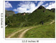 Wanderer im Hochgebirge Tirols Wall Mural
