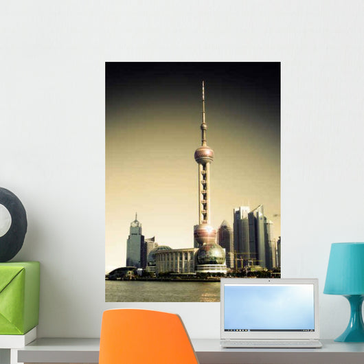 Shanghai China Wall Decal
