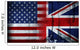 American and British Flag Wall Mural