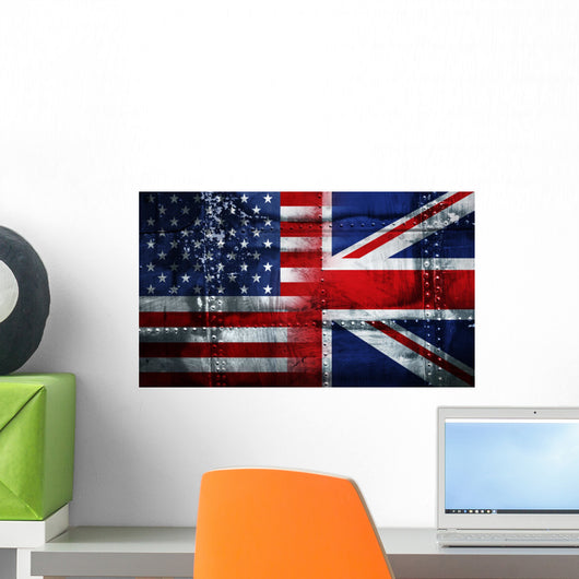 UK USA FLAG Wall Mural